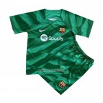 Maglia FC Barcellona Portiere Bambino 2023-2024 Verde