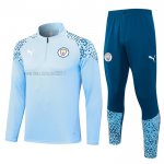 Tuta da Track de Felpa del Manchester City 2023-2024 Blu