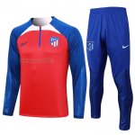 Tuta da Track de Felpa del Atletico Madrid 2023-2024 Rosso