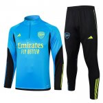 Tuta da Track de Felpa del Arsenal 2023-2024 Blu