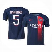 Maglia Paris Saint-Germain Giocatore Marquinhos Home 2023-2024