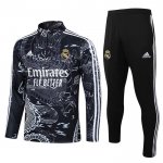 Tuta da Track de Felpa del Real Madrid Bambino 2023-2024 Nero