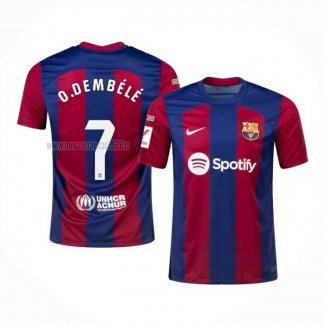 Maglia FC Barcellona Giocatore O.Dembele Home 2023-2024